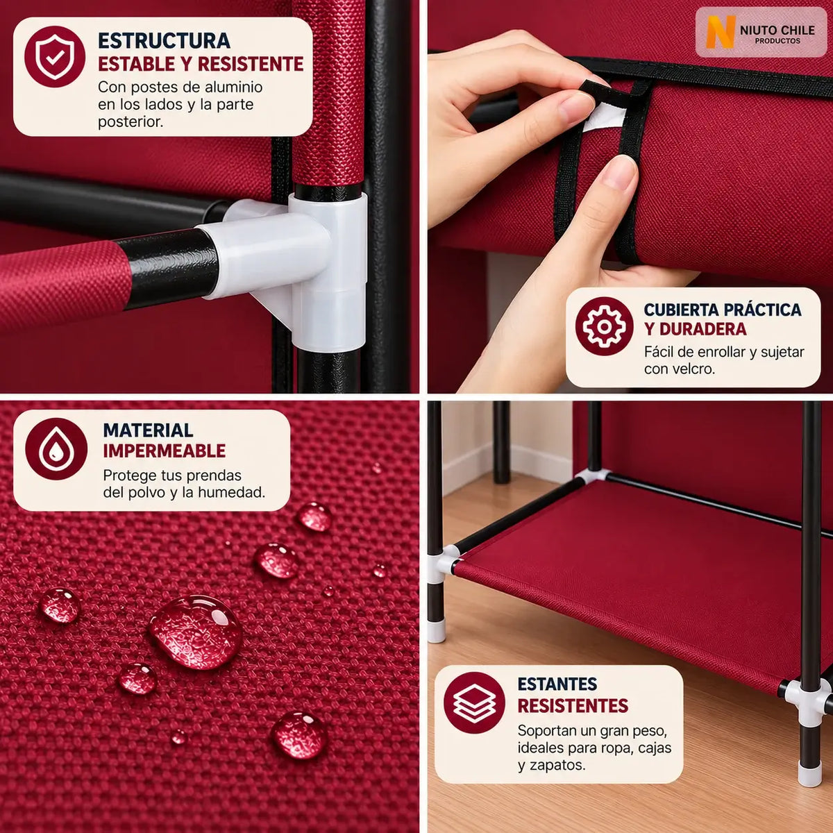 Closet Ropero Armable + Aspiradora Robot de regalo 🎁
