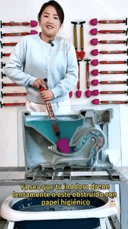 Sopapo Destapador Wc Inodoro Presión Red